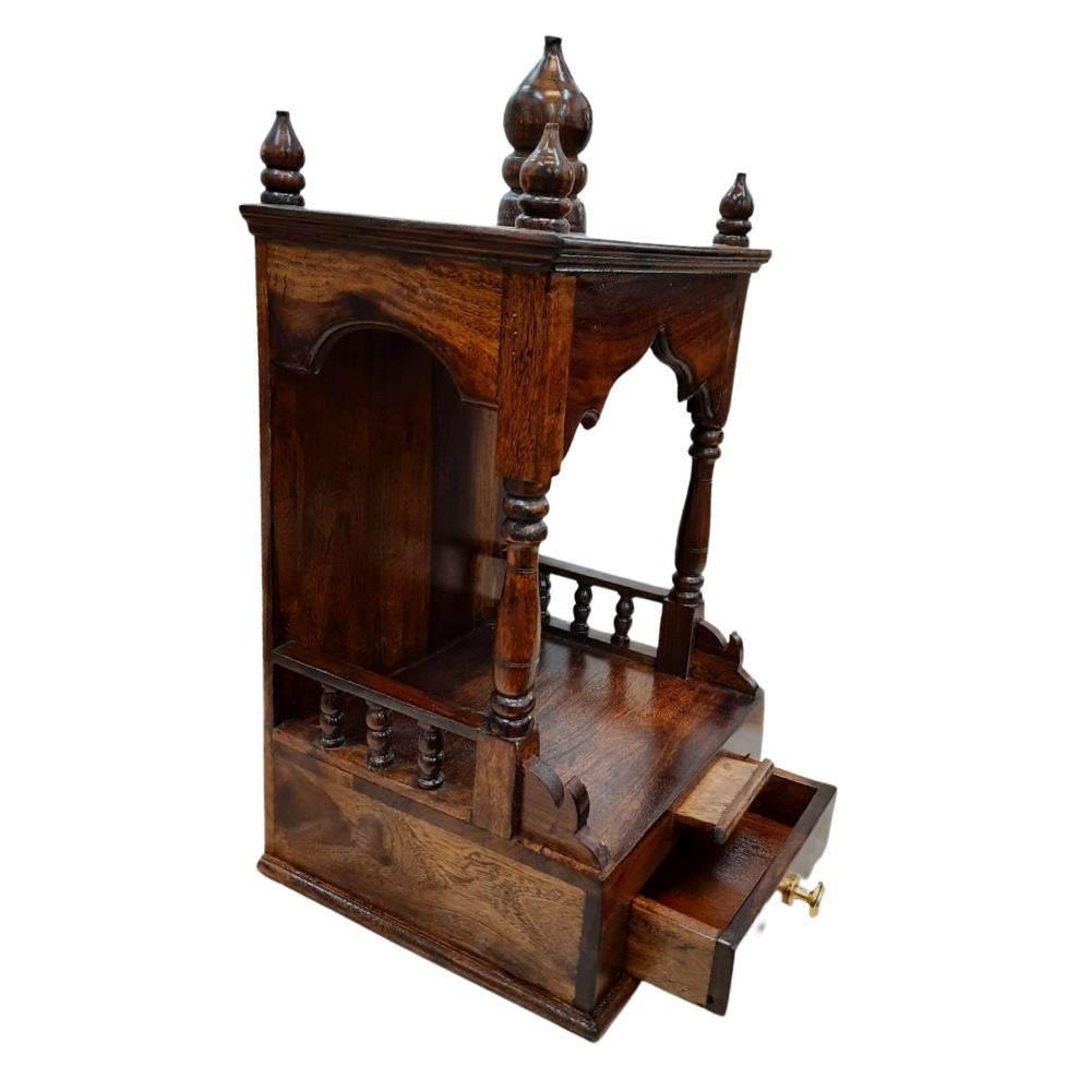 Vespera Solid Sheesham Wood Temple