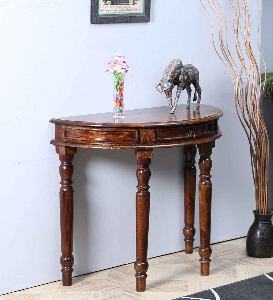Half Round Console Table