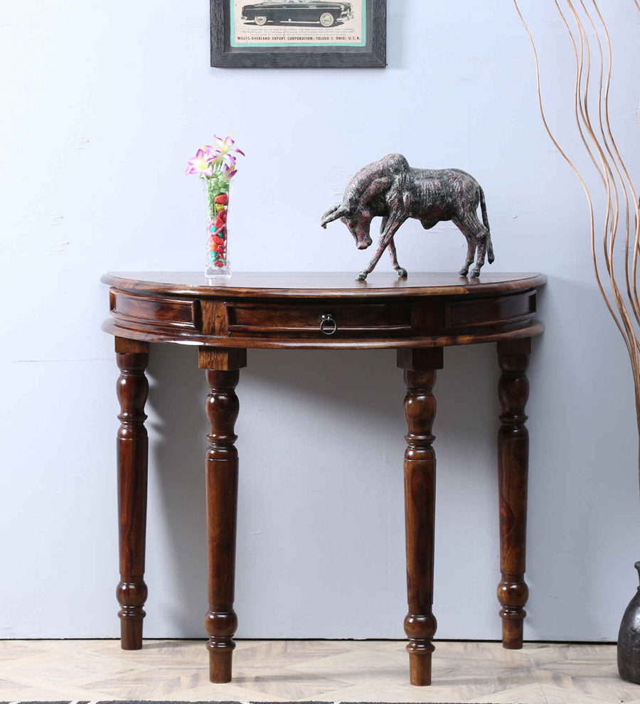 Half Round Console Table
