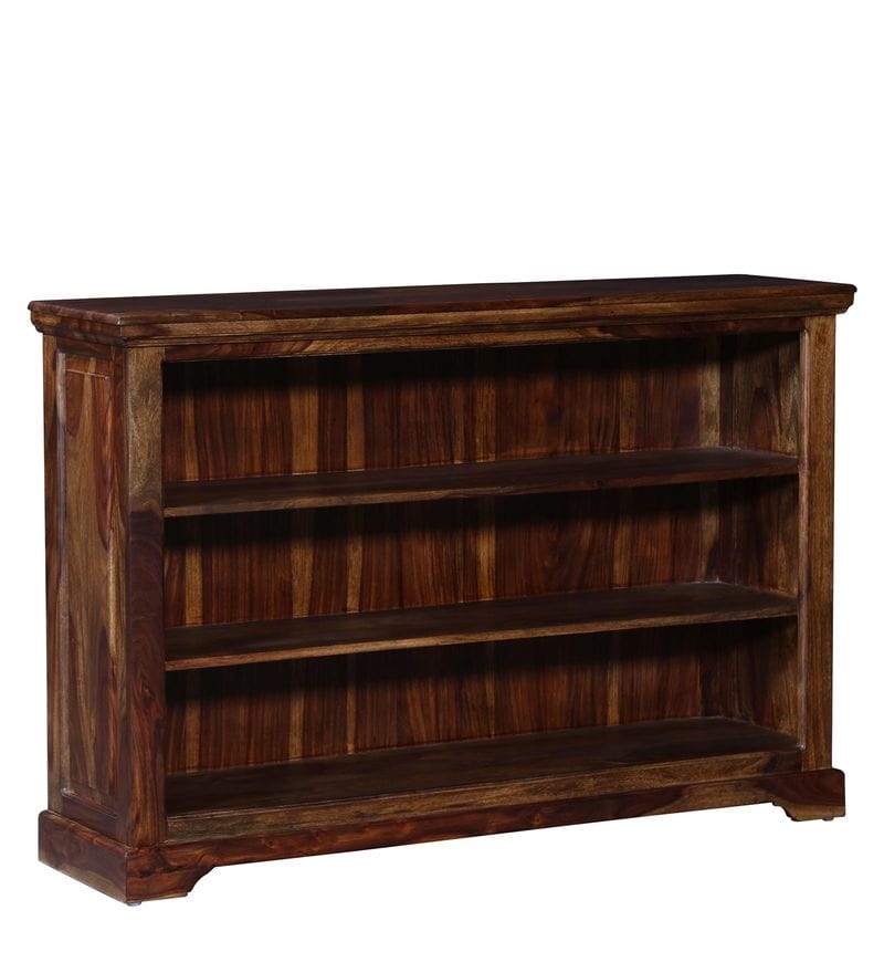 Fanny Solid Book Shelf in Provincial Teak Finish