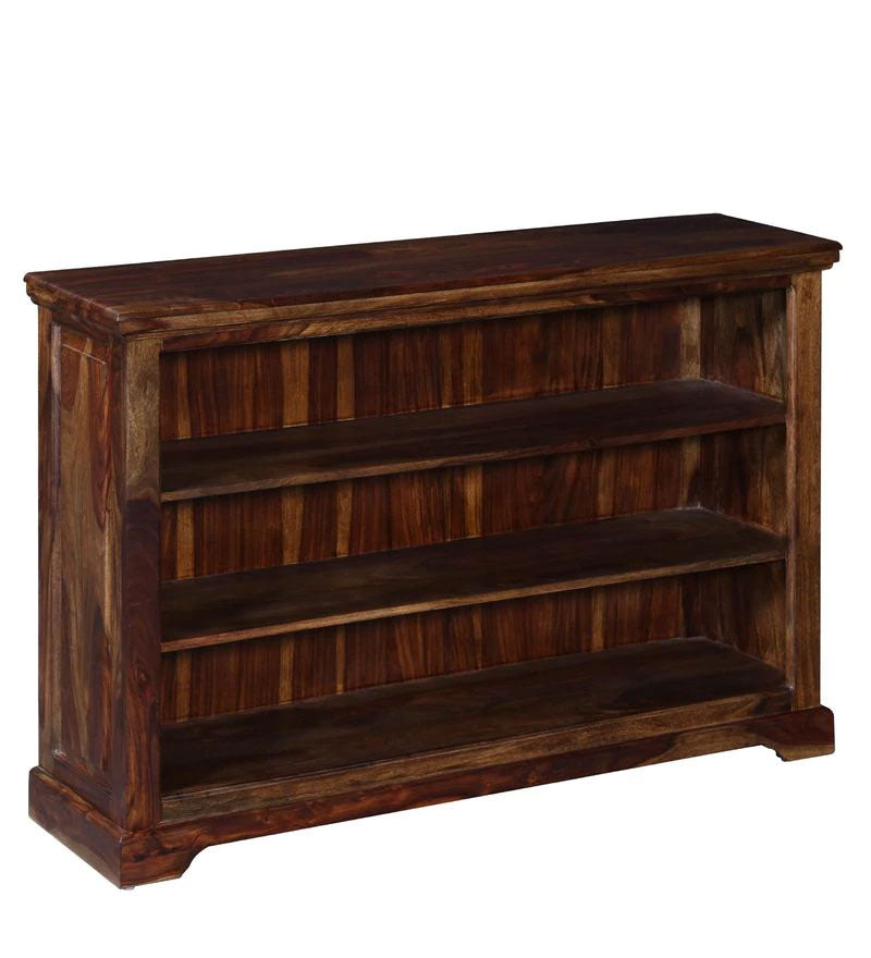 Fanny Solid Book Shelf in Provincial Teak Finish