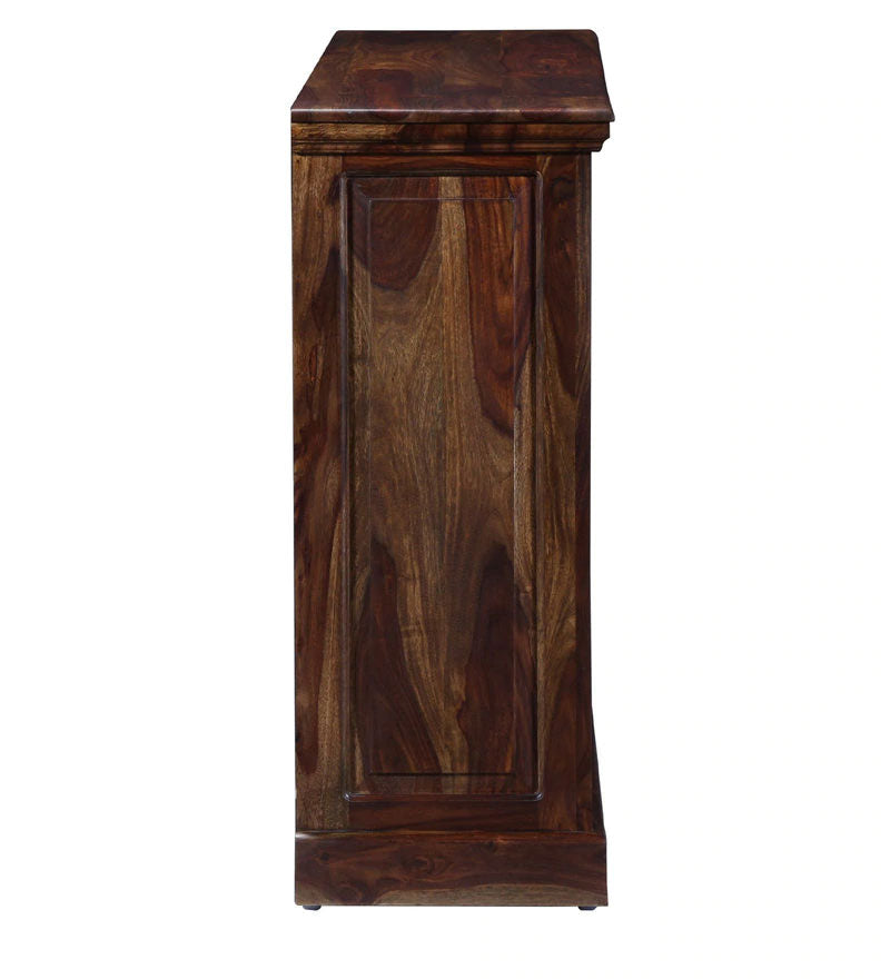 Fanny Solid Book Shelf in Provincial Teak Finish