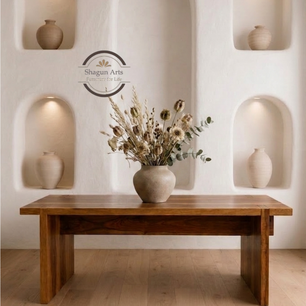 Solid Sheesham Wooden Dining & Workspace Table