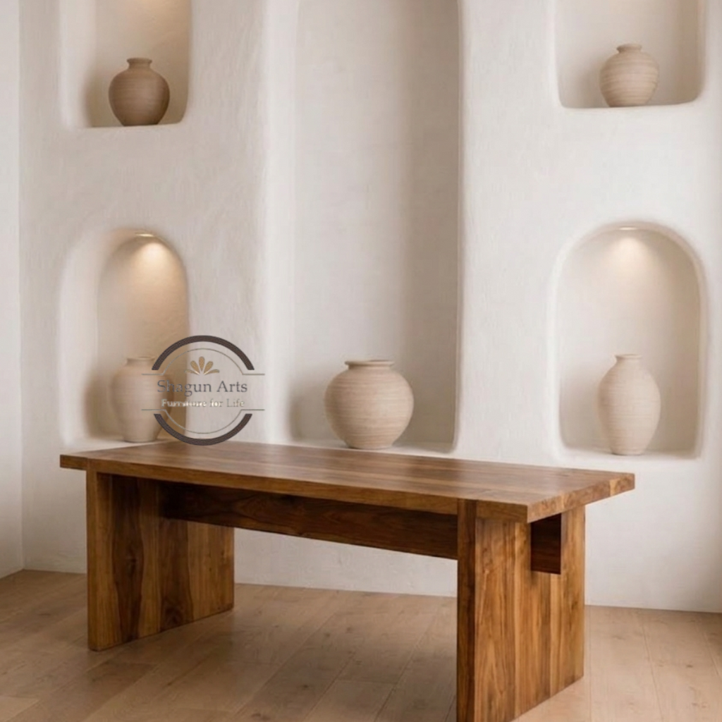 Solid Sheesham Wooden Dining & Workspace Table