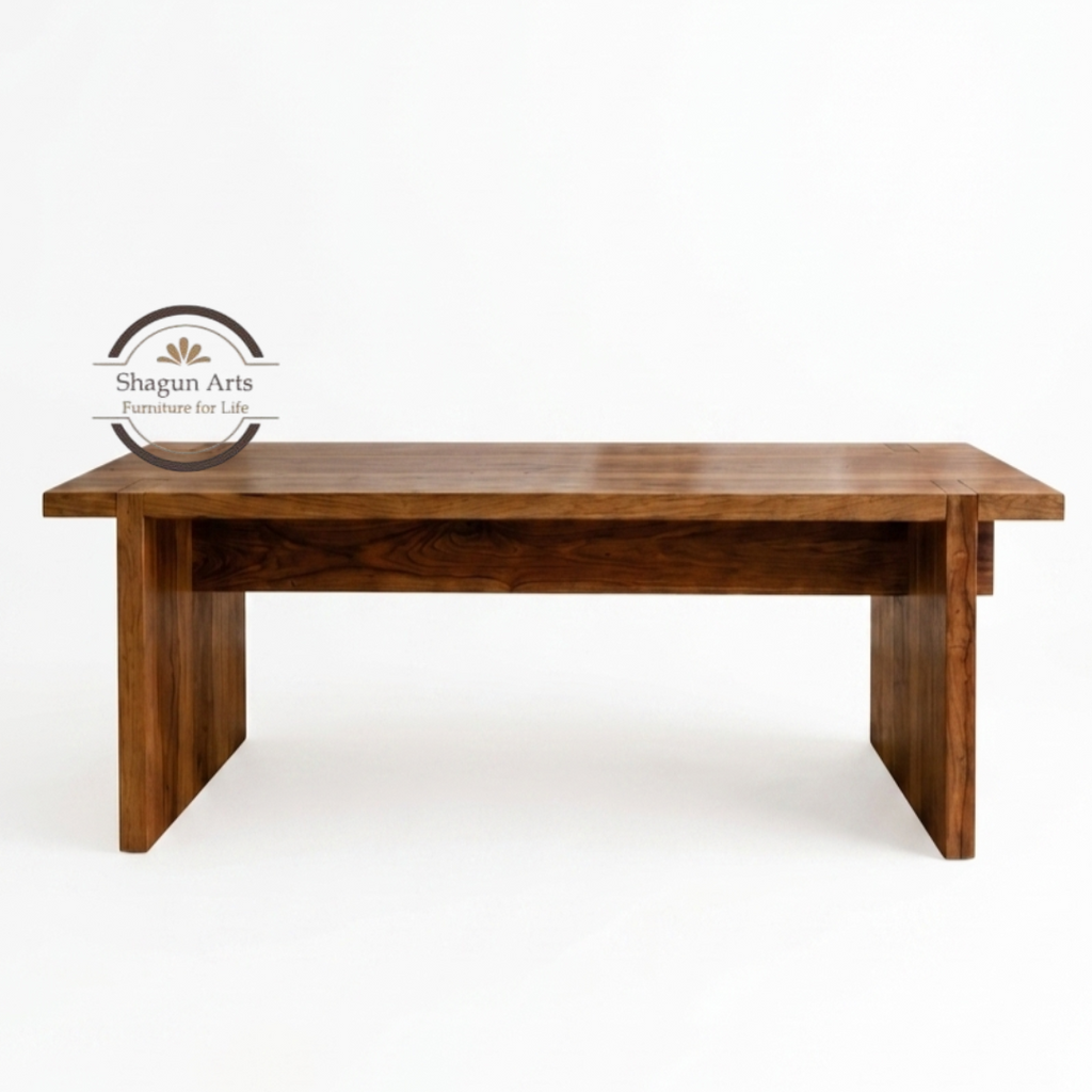 Solid Sheesham Wooden Dining & Workspace Table