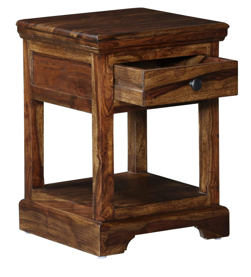 Allan Bed Stanfield Solid Wood Night Stand in Provincial Teak Finish
