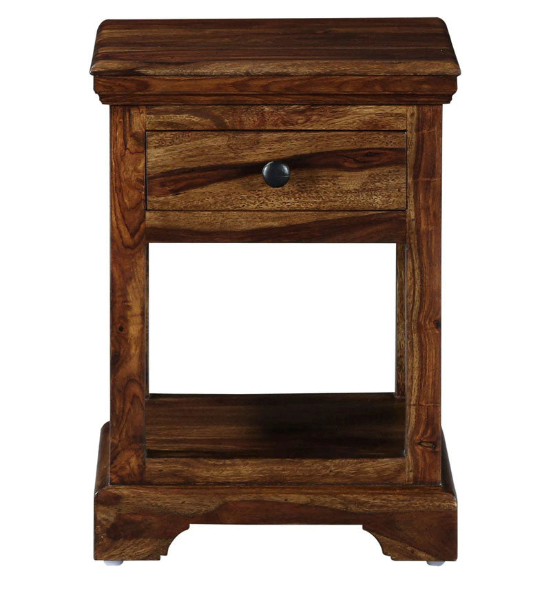 Allan Bed Stanfield Solid Wood Night Stand in Provincial Teak Finish