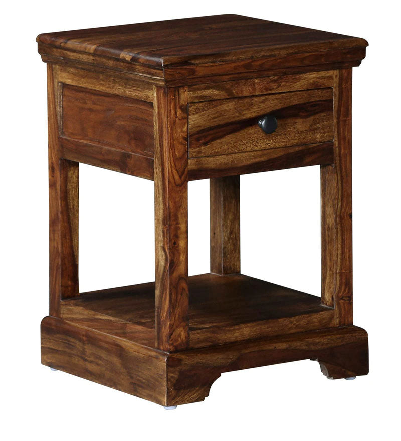 Allan Bed Stanfield Solid Wood Night Stand in Provincial Teak Finish