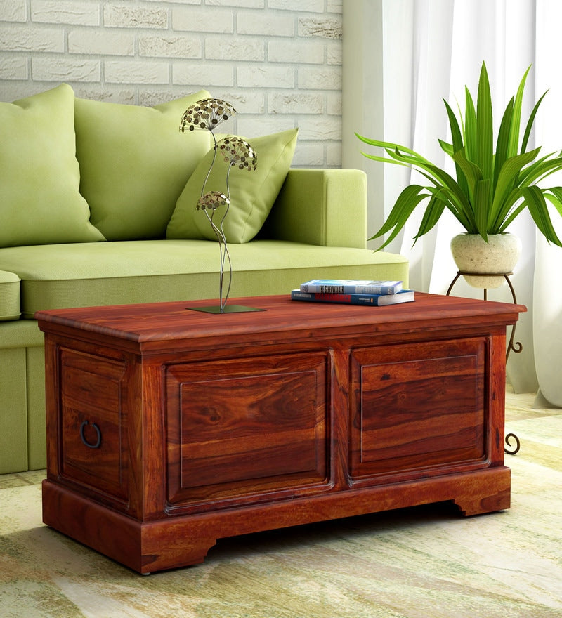 Martius Wood Trunk in Honey Oak Finish