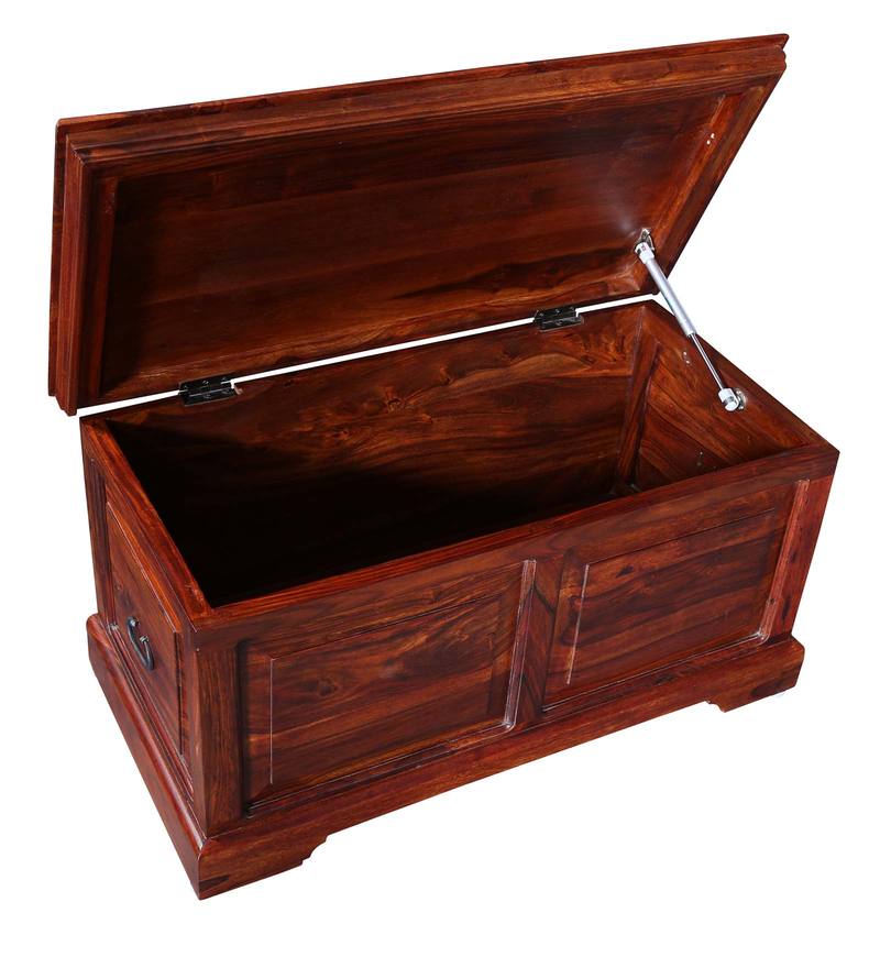 Martius Wood Trunk in Honey Oak Finish