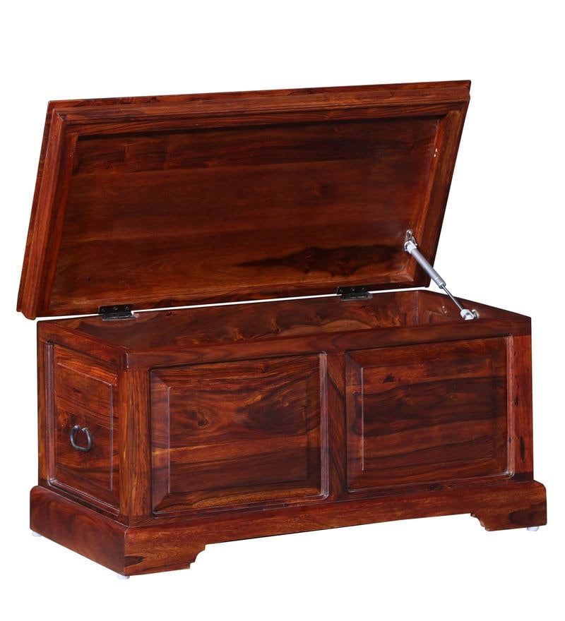 Martius Wood Trunk in Honey Oak Finish