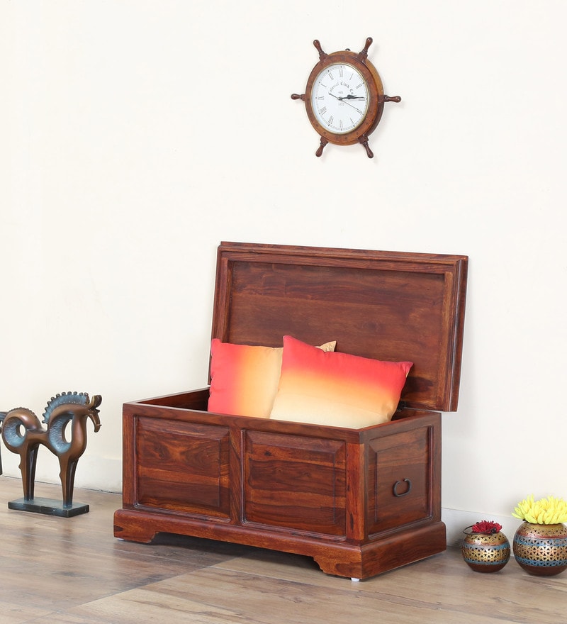 Martius Wood Trunk in Honey Oak Finish