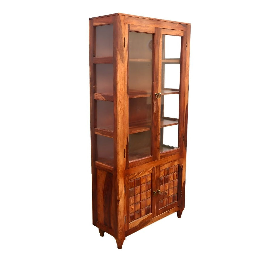 Nyla Solid Sheesham Wood Bookshelf