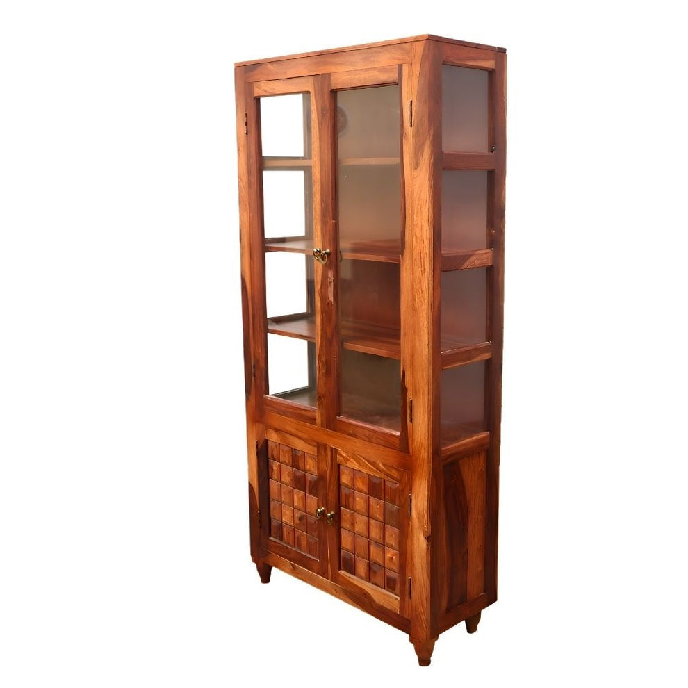 Nyla Solid Sheesham Wood Bookshelf
