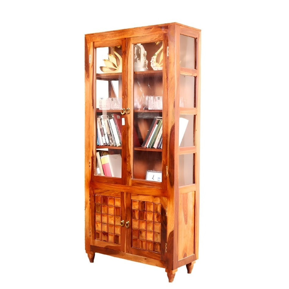Nyla Solid Sheesham Wood Bookshelf