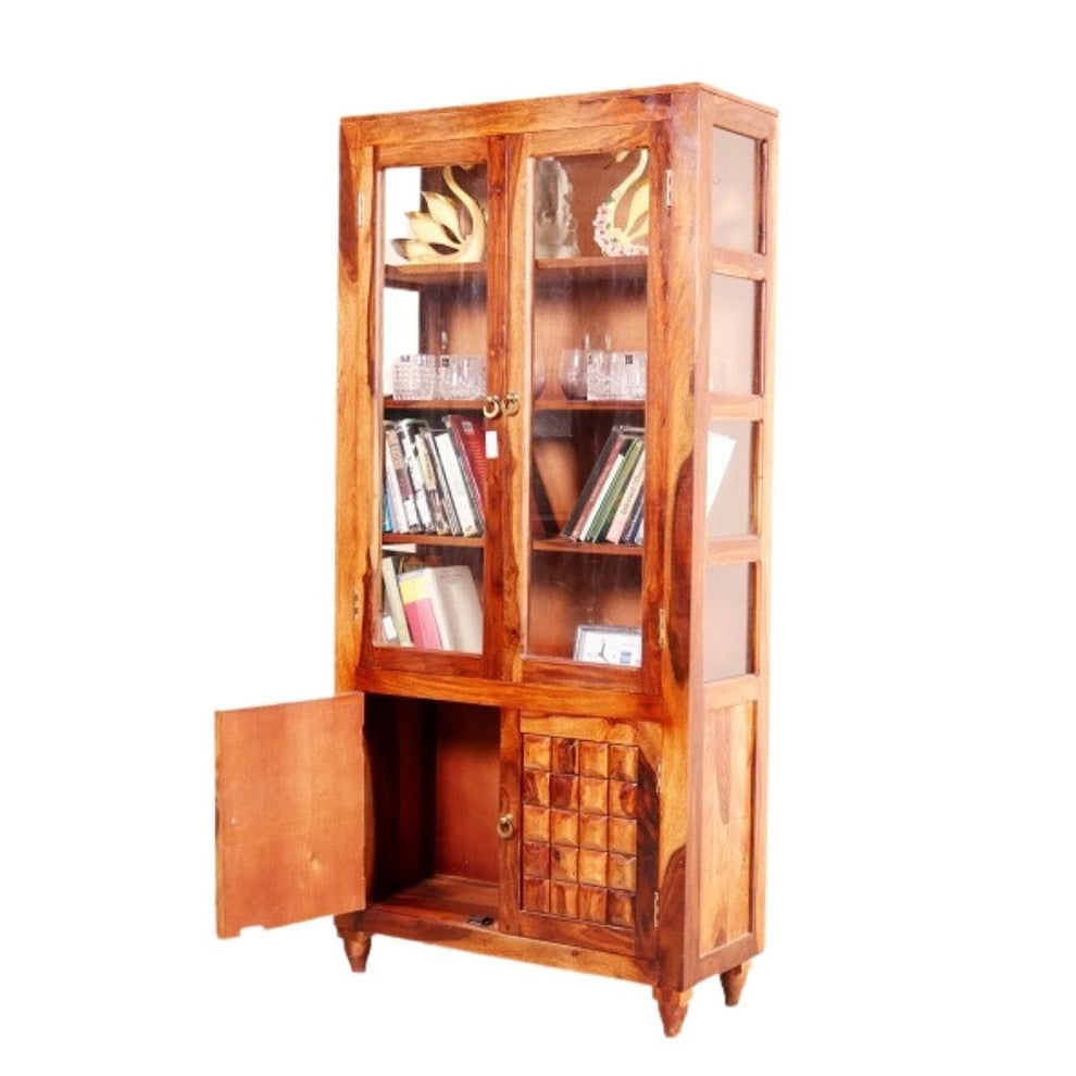Nyla Solid Sheesham Wood Bookshelf