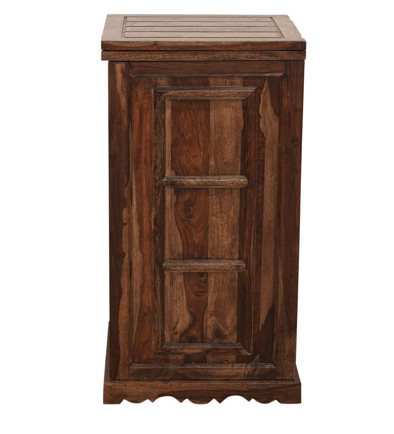 Dumont Bar Cabinet In Honey Finish