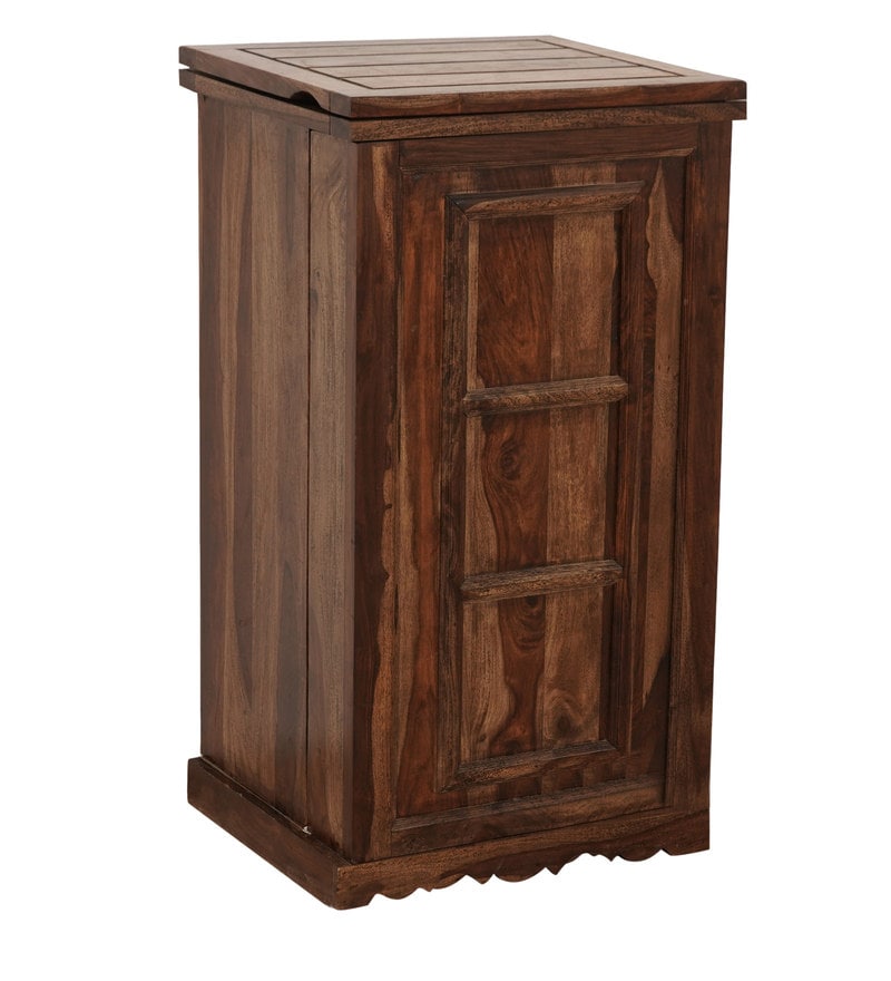Dumont Bar Cabinet In Honey Finish