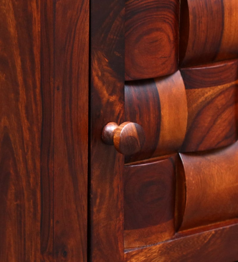 Cambrey Bed Woodway Solid Wood Bedside Cabinet in Honey Oak Finish