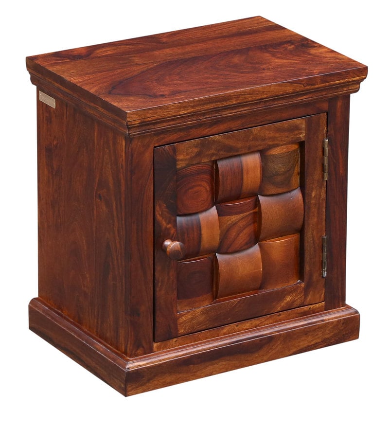 Cambrey Bed Woodway Solid Wood Bedside Cabinet in Honey Oak Finish