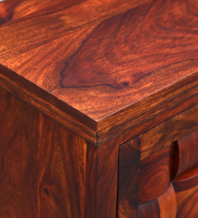 Cambrey Bed Woodway Solid Wood Bedside Cabinet in Honey Oak Finish