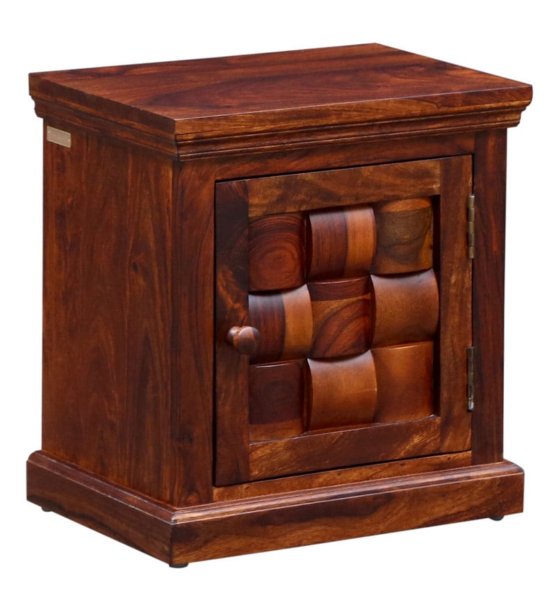 Cambrey Bed Woodway Solid Wood Bedside Cabinet in Honey Oak Finish