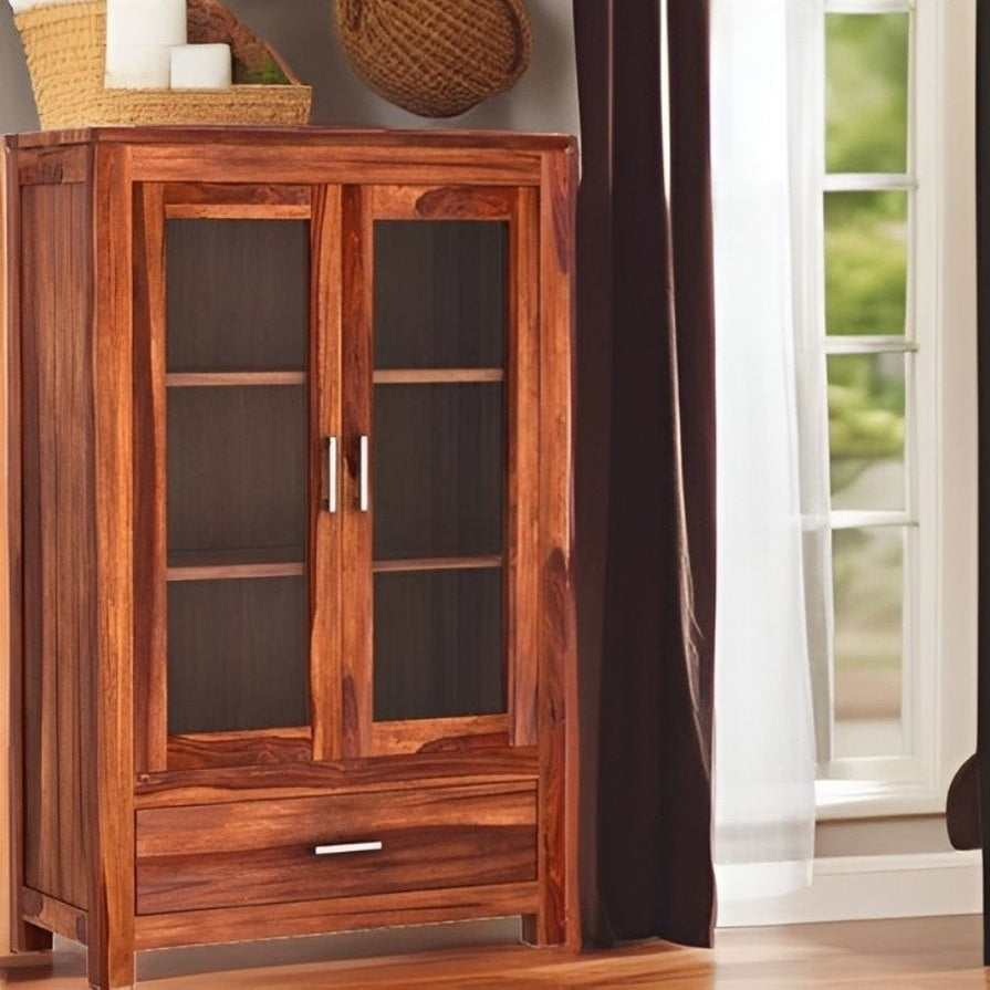 Briar Solid Sheesham Wood Bookshelf