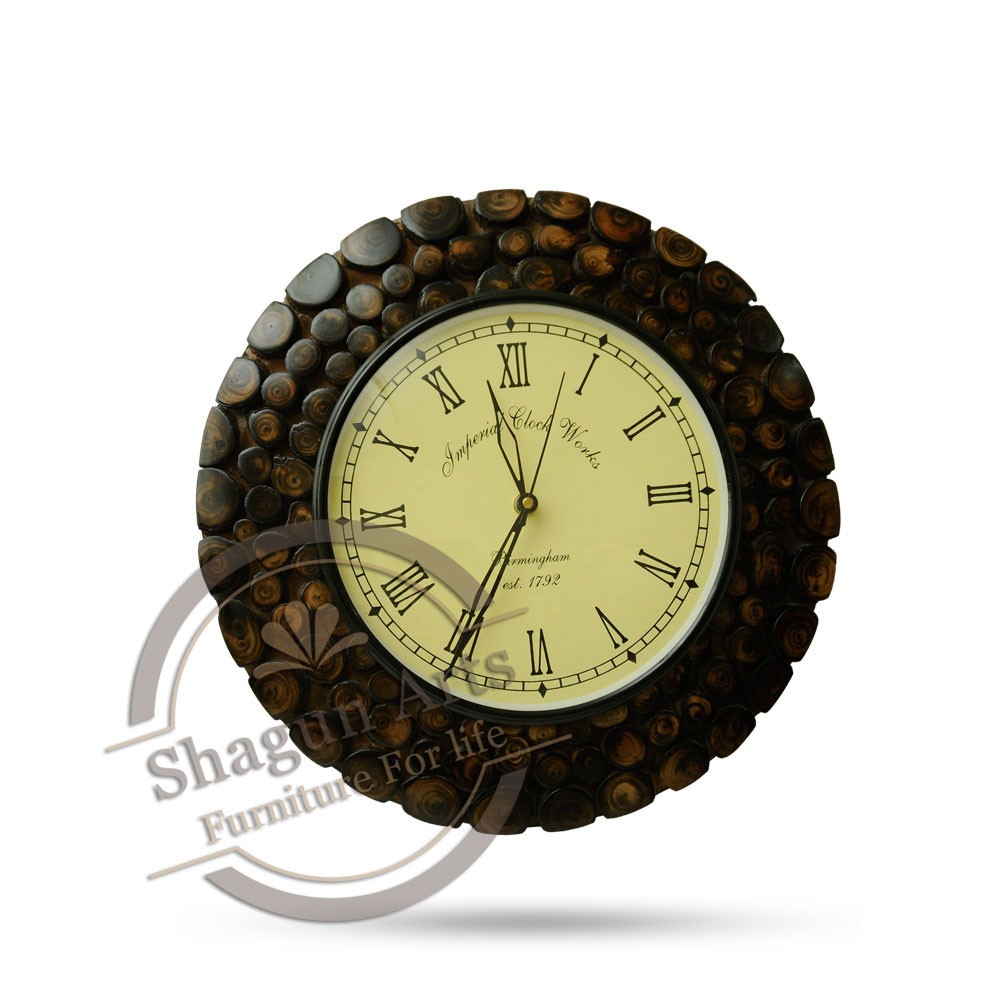 Royal and Elegant Decorative Wooden Wall Clock