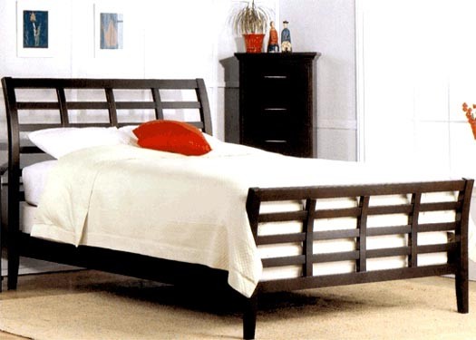 Allan Solid Wood Bed 