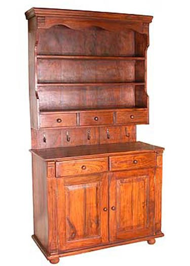 Trestle Sheesham Acacia Wood Cabinet 