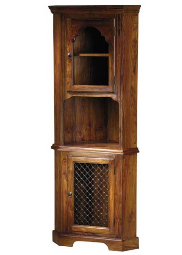Warrican Sheesham Wood Cabinet Cornor