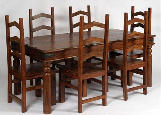 Cambrey 6 Solide Wood Seater Dining Table 