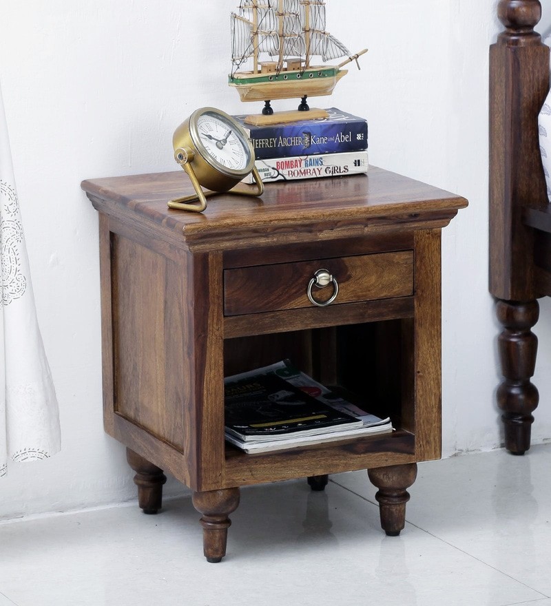 Harley Bed Harleston Solid Wood Night Stand in Provincial Teak Finish