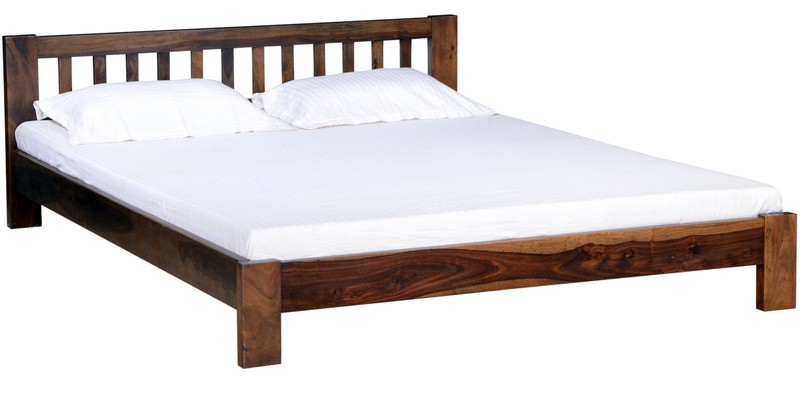 Queen Solide Sheesham Wood Bed 