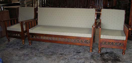  Marriott Wooden Sofa