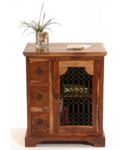 Galla Sheesham Wood Kitchen Cabinet