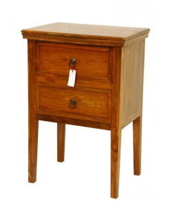 Bedside Table with Two Drawers