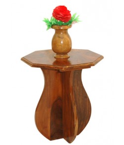 Multicolour Solid Wood Vase