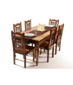 Hagborg solide Sheesham Wood Dining Table 