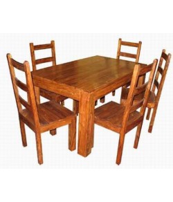 Mcbeth Solide Sheesham Wood 6 seater Dining Table 