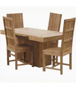 Cambrey 4 Seater Solid Wood Dining Table 
