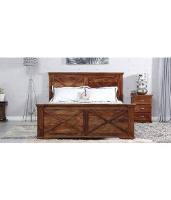 Queen Solide Wood Bed