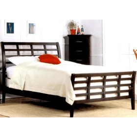 Allan Solid Wood Bed 