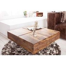 Vesta Wood Wooden Center Table for Living Room | Coffee Table