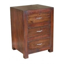 Sonic Bedside Table with Three Drawers