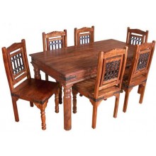 Chevalier Sheesham Wood Dining Table 