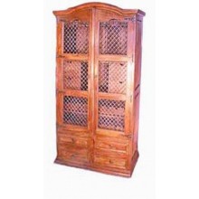 Hagborg Solid Wood Hutch Cabinet