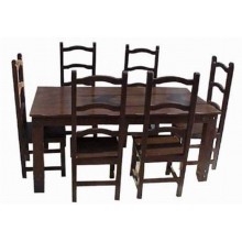 Tim Extendable Sheesham Wood Dining Table 