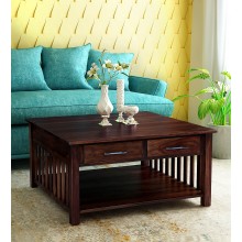 Ridell Solid Wood Coffee Table in Provincial Teak Finish