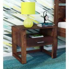 Arista  Bed Wood Night Stand in Provincial Teak Finish